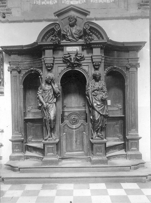 confessionnal / Kerk O.L.Vrouw[Alsemberg]