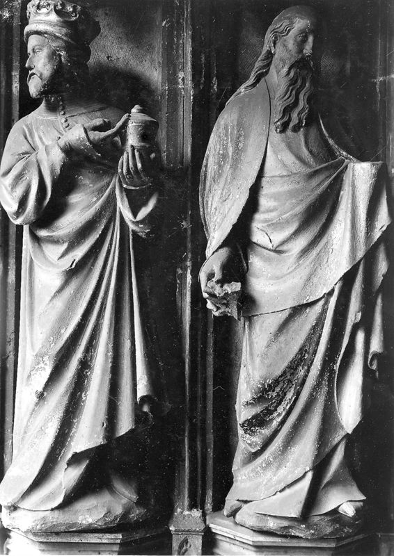 statue religieuse / Kerk Sint-Martinus[Halle]
