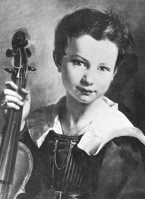 Le violoniste Henri Vieuxtemps, enfant