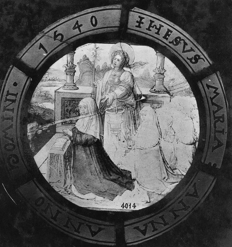 Donatrice en prière et sainte patronne Marthe