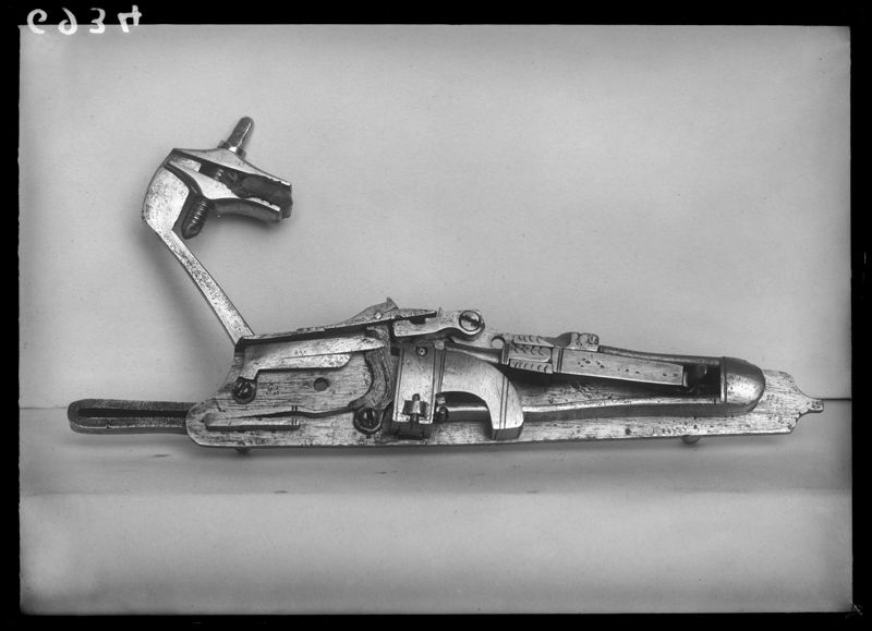 Long pistolet à rouet estérieur