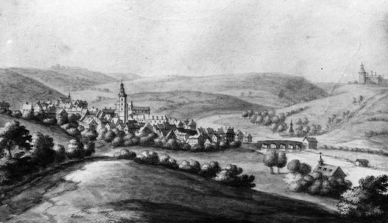 Stavelot au début du XVIIIe siècle