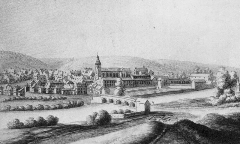 Stavelot au début du XVIIIe siècle