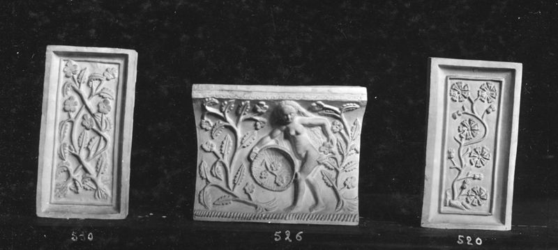 Carreau décoratif de cheminée