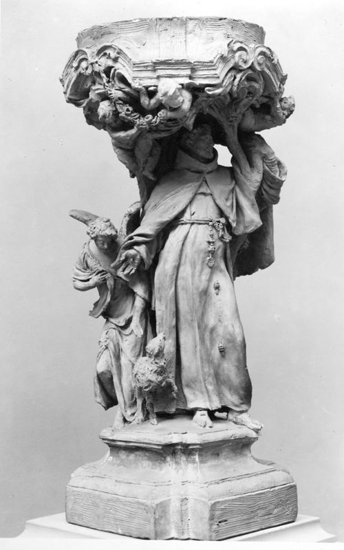 Chaire avec la figure de saint François d'Assise