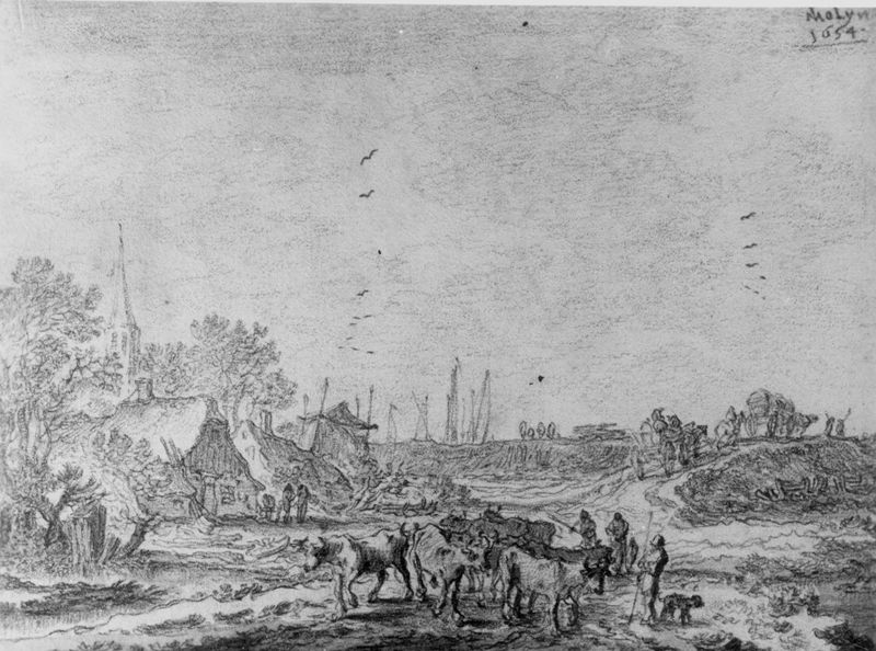 Dorp in de duinen
