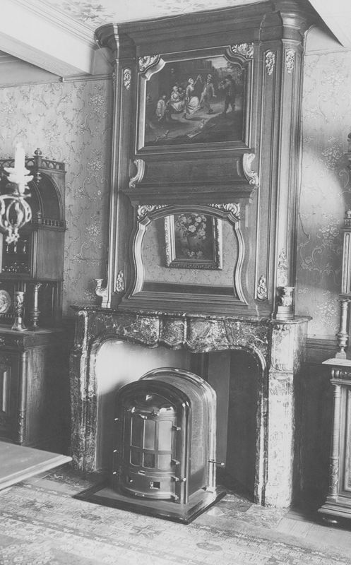 cheminée[élément d'architecture] / Maison Anciaux