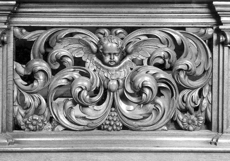 banc de communion / Kerk O.L.Vrouw over de Dijle