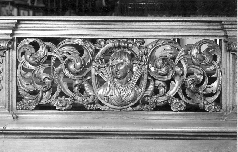 banc de communion / Kerk O.L.Vrouw over de Dijle