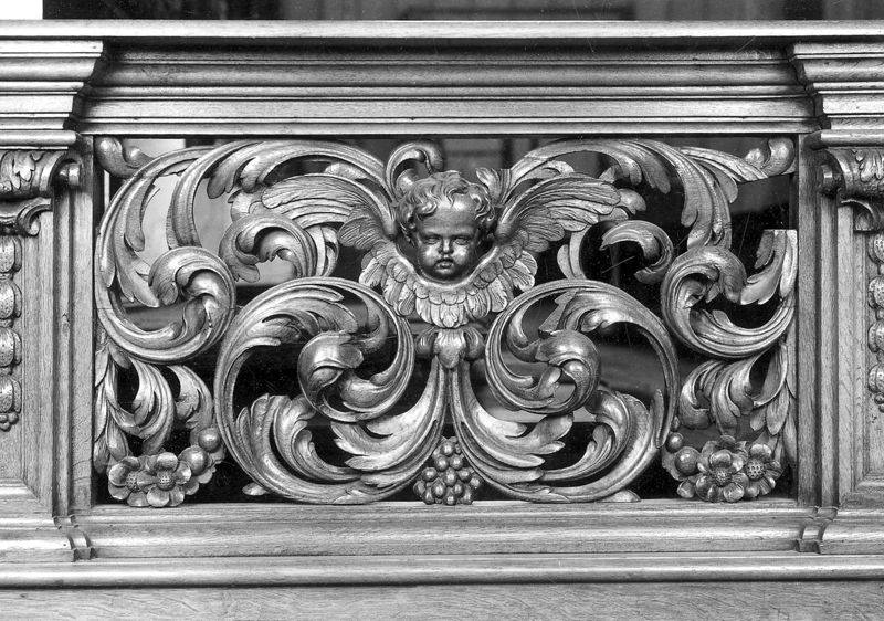 banc de communion / Kerk O.L.Vrouw over de Dijle