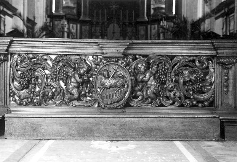 banc de communion / Kerk O.L.Vrouw over de Dijle
