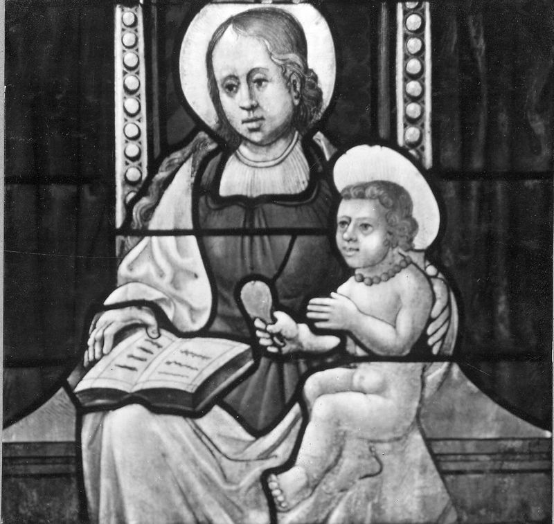 Vierge à l'Enfant assise