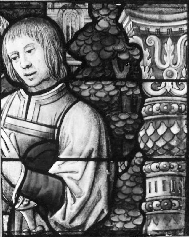 Membres de la confrérie de Saint-Martin en prière devant un autel