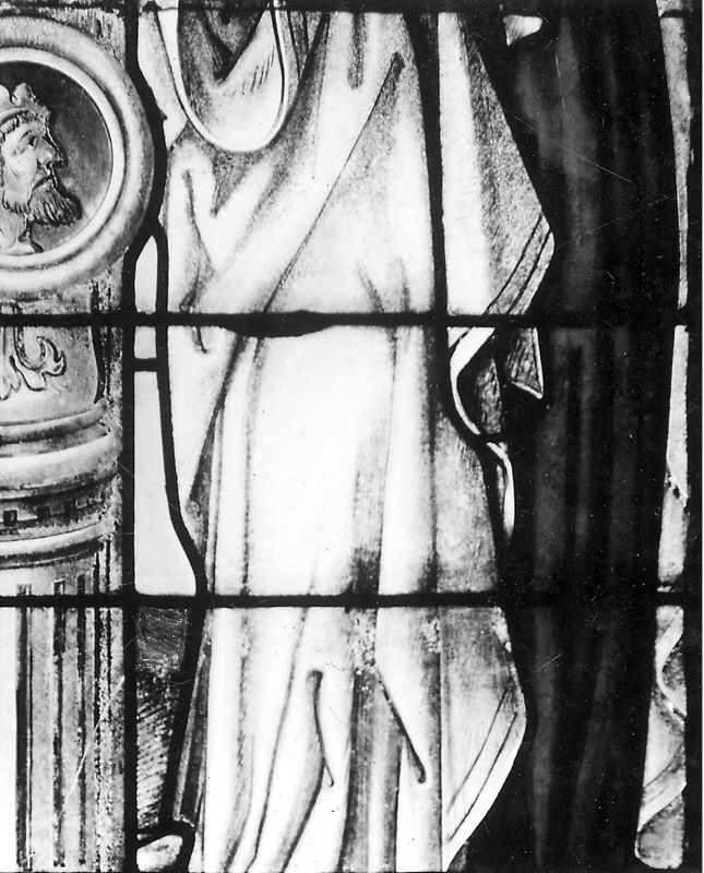 Christ Sauveur tenant le globe et bénissant entre la Vierge à l'Enfant et saint Martin de Tours