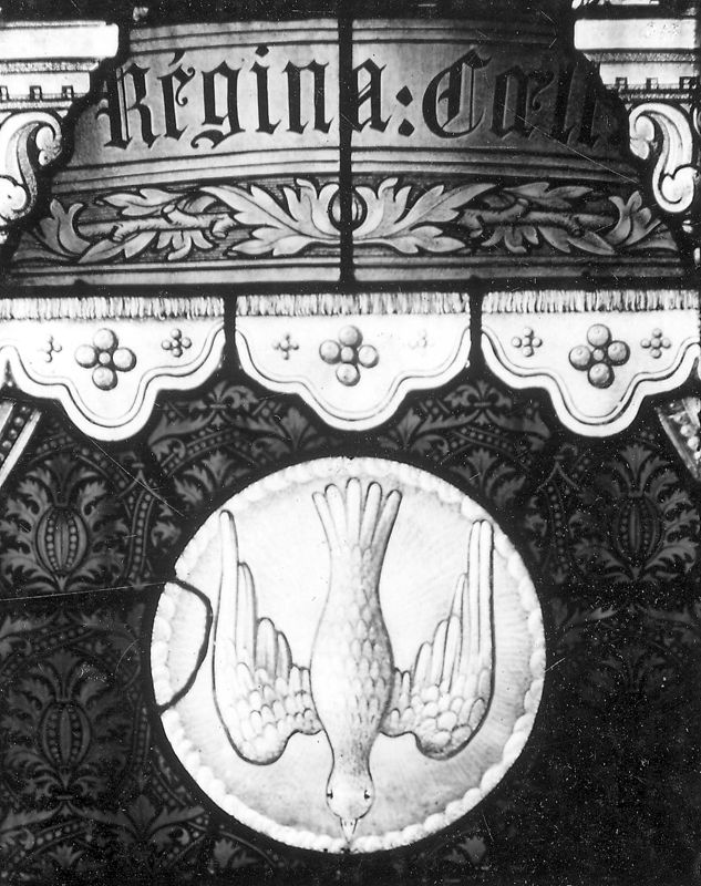 Couronnement de la Vierge par la Sainte Trinité sous l'aspect de deux personnes et la Colombe