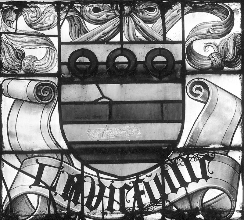 Sainte Trinité, les donateurs Antoine de Lalaing et ...