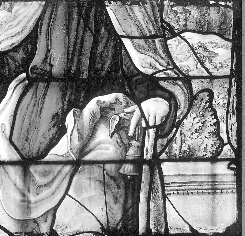 Sainte Trinité, les donateurs Antoine de Lalaing et ...
