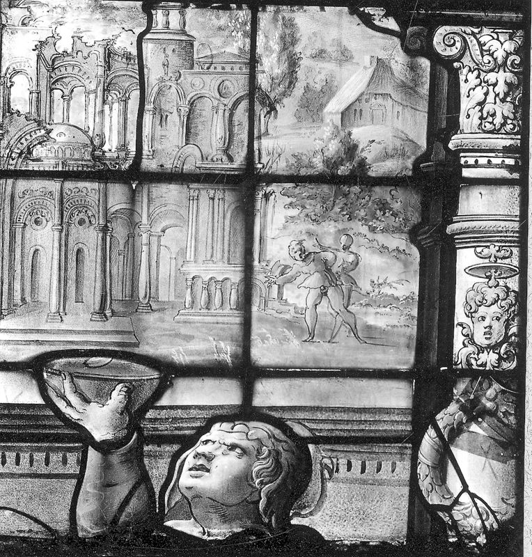 Sainte Trinité, les donateurs Antoine de Lalaing et ...