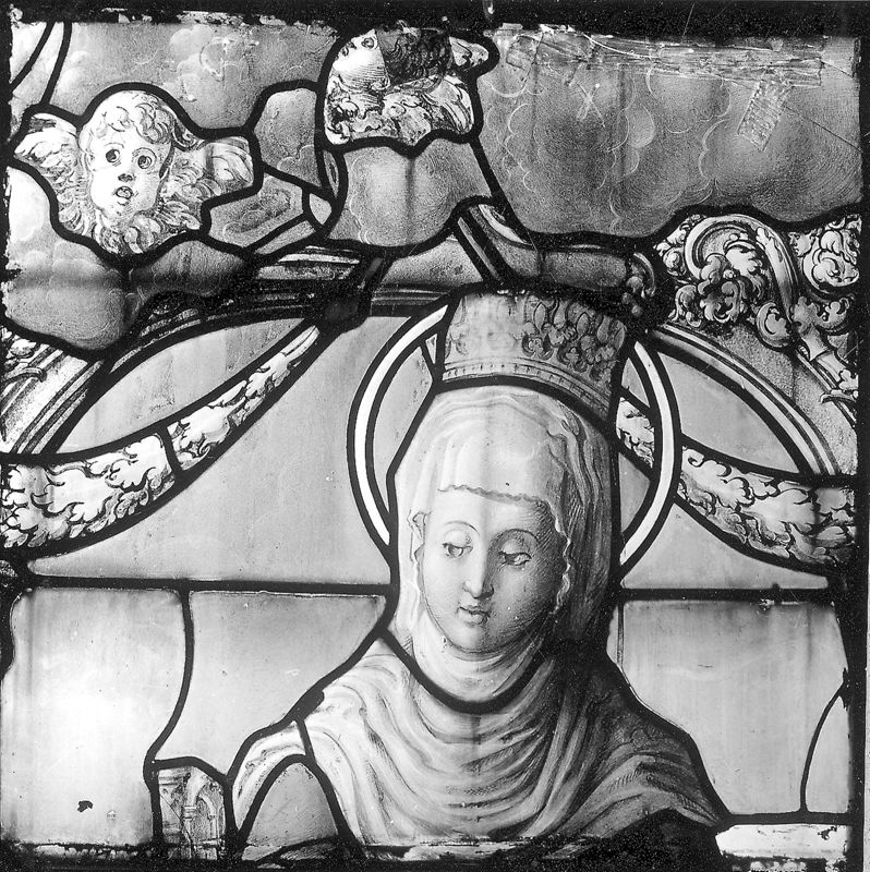 Sainte Trinité, les donateurs Antoine de Lalaing et ...