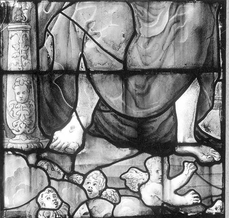 Sainte Trinité, les donateurs Antoine de Lalaing et ...