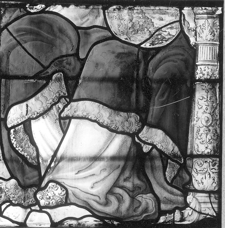 Sainte Trinité, les donateurs Antoine de Lalaing et ...