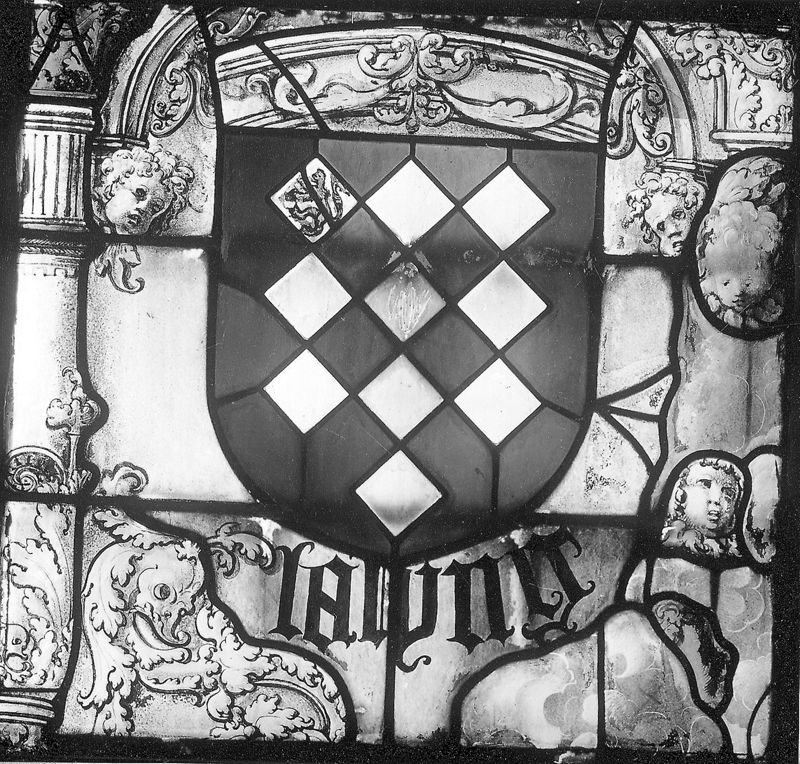 Sainte Trinité, les donateurs Antoine de Lalaing et ...