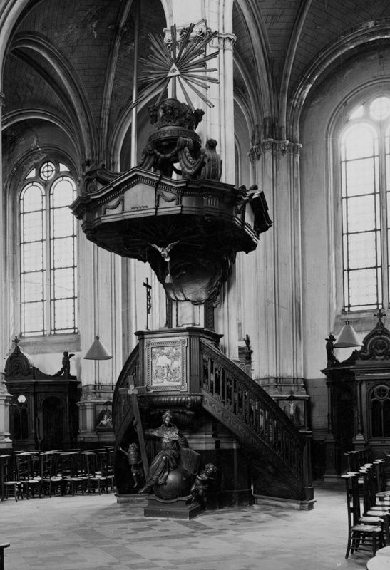 chaire de vérité / Eglise Sainte-Catherine[Bruxelles]