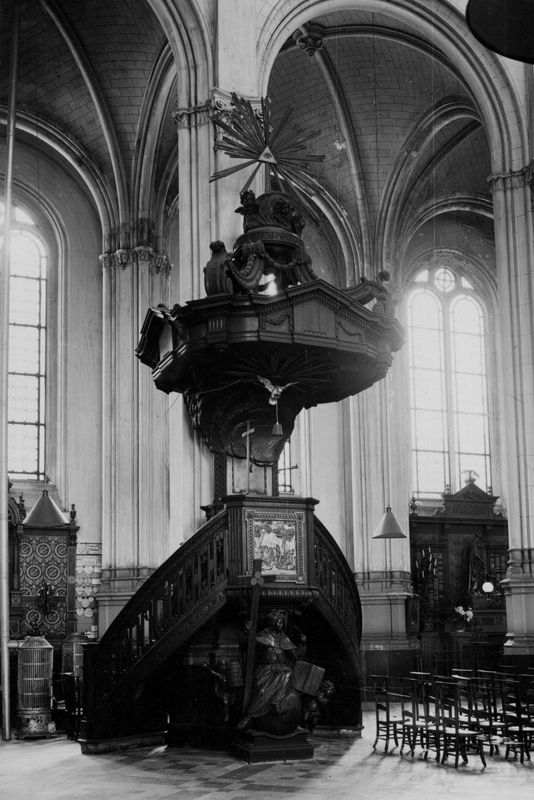 chaire de vérité / Eglise Sainte-Catherine[Bruxelles]
