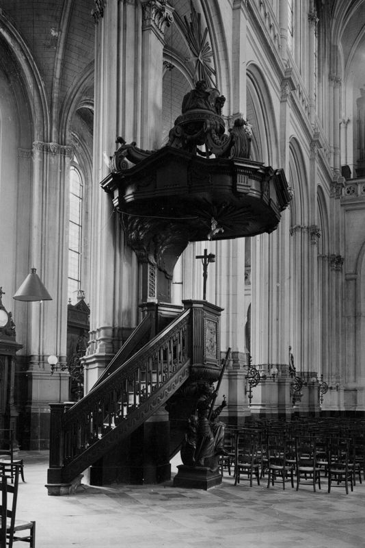 chaire de vérité / Eglise Sainte-Catherine[Bruxelles]