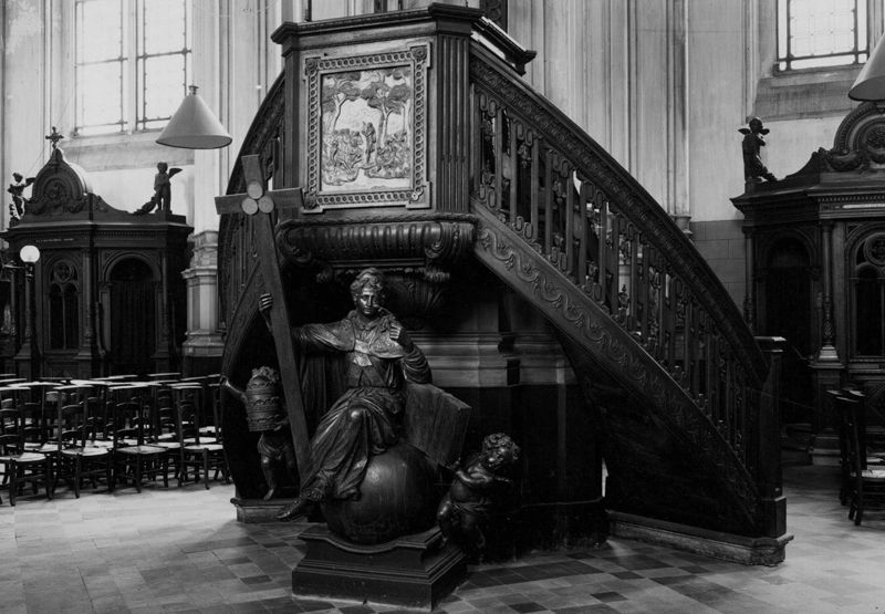 chaire de vérité / Eglise Sainte-Catherine[Bruxelles]