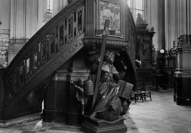 chaire de vérité / Eglise Sainte-Catherine[Bruxelles]