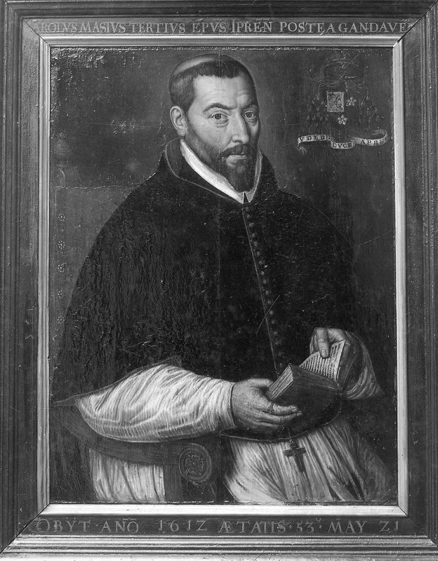 Portret van Karel Maes, 3de bisschop van Ieper