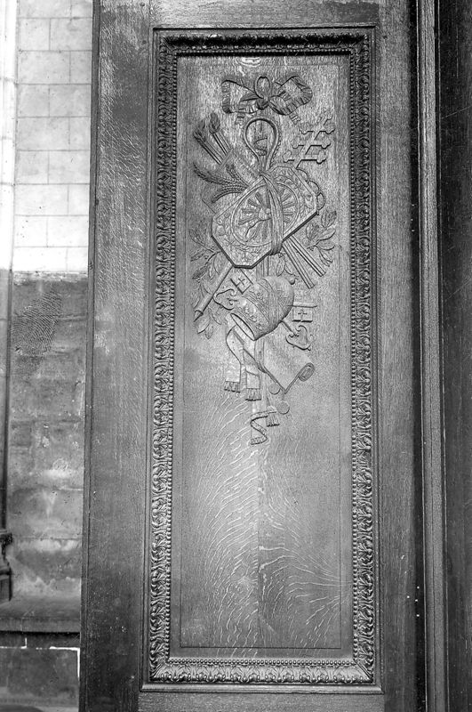 tambour de porte / Eglise Saint-Martin[Liège]