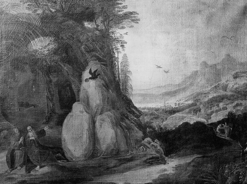 HH. Paulus en Antonius, heremiet in de woestijn