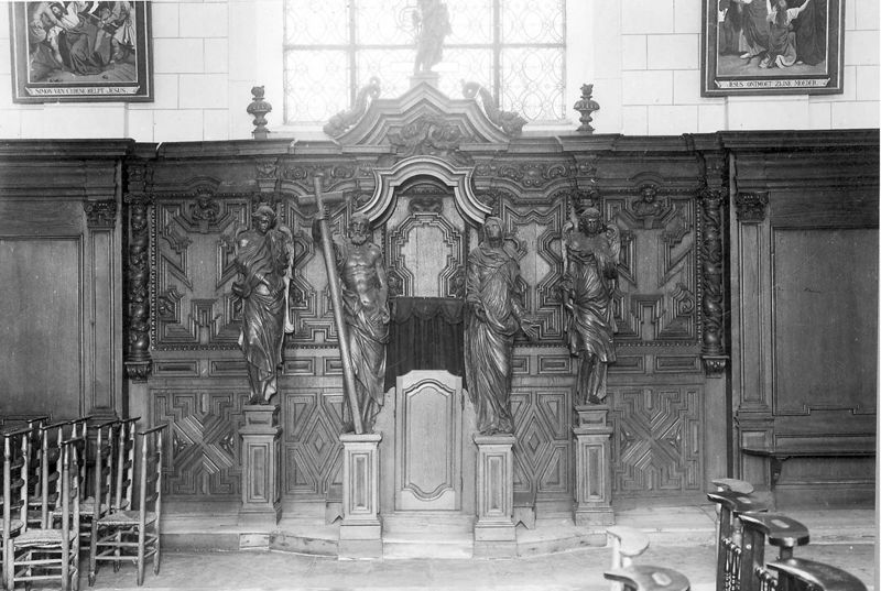 confessionnal / Kerk O.L.Vrouw en Sint-Petrus en Paulus[Waasmunster]