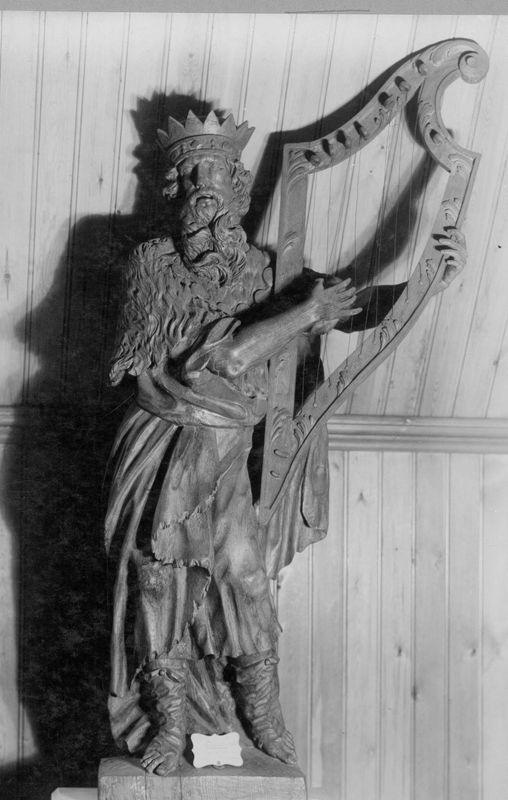 David jouant de la harpe