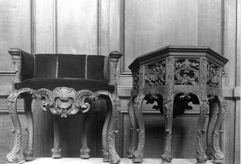 siège de choeur / Eglise Saint-Nicolas-en-Havré[Mons]