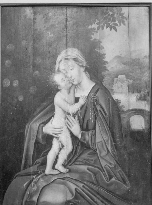 Madonna in de rozenhaag
