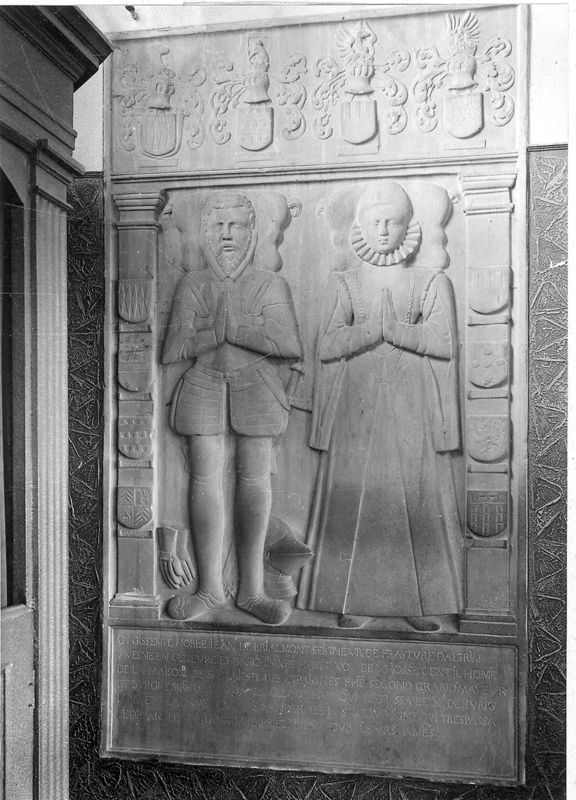 Dalle funéraire de Jean de Brialmont et de Louise Vandermeer
