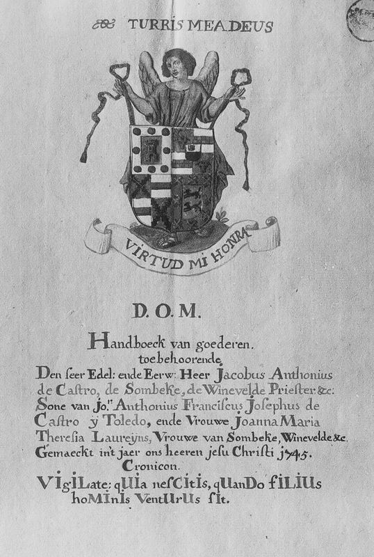 Renteboek van Jacobus de Castro, heer van Sombeke