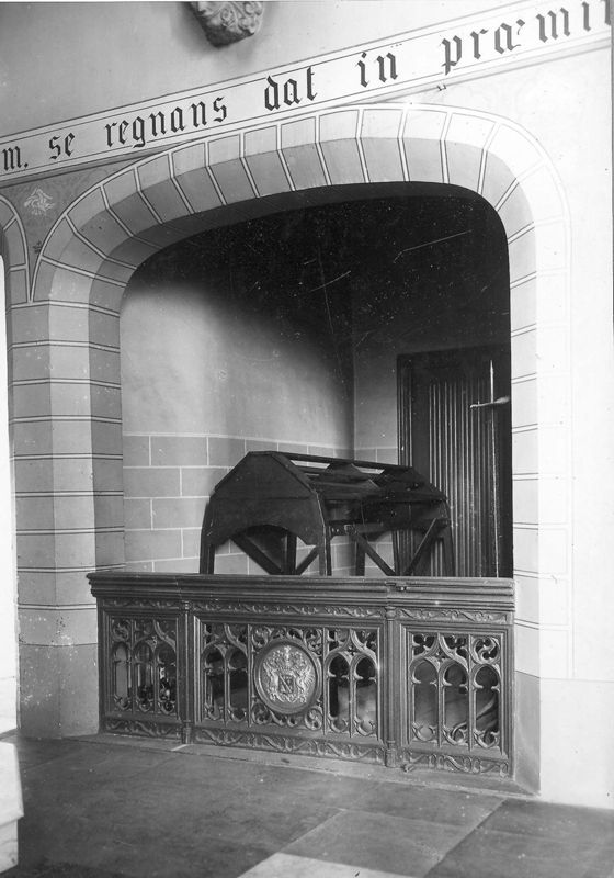 niche[élément d'architecture] / Kerk Sint-Catharina[Ruisbroek(Puurs)]