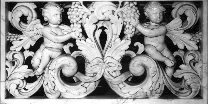 banc de communion / Kerk Sint-Catharina[Ruisbroek(Puurs)]