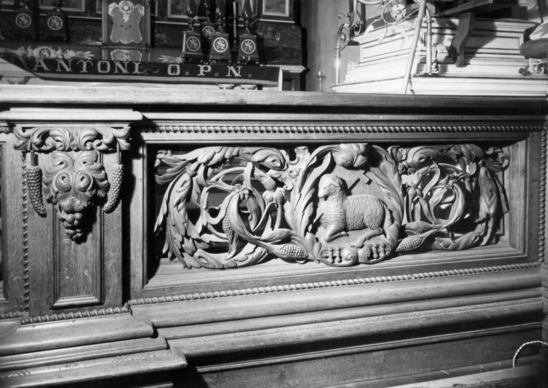 banc de communion / Klooster Minderbroeders[Tielt]