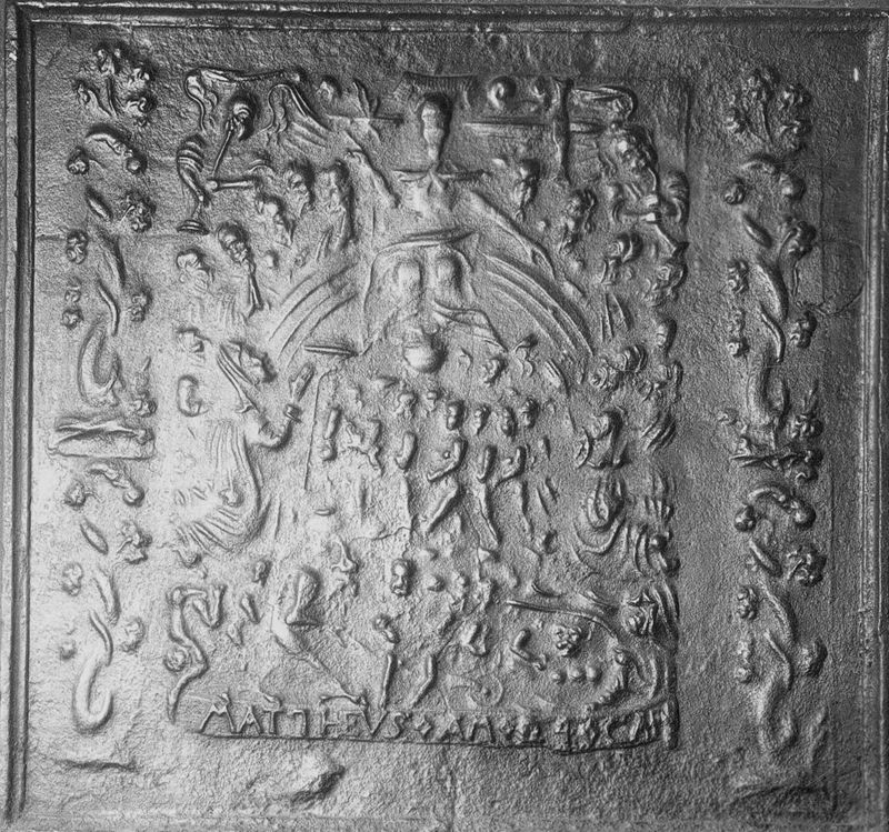 taque de foyer / Lieu de conservation non localisé