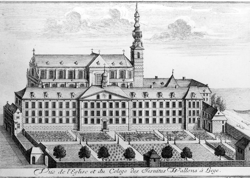 L'église et le collège des Jésuites wallons à Liège