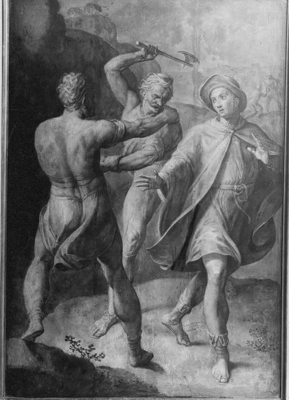 Saint Martin attaqué par des brigands