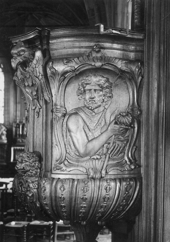 chaire de vérité / Kerk Sint-Gertrudis[Appelterre-Eichem]