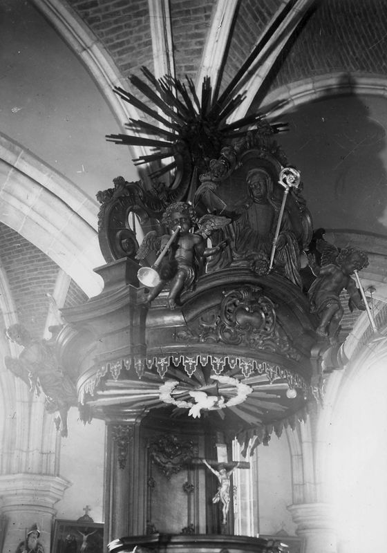 chaire de vérité / Kerk Sint-Gertrudis[Appelterre-Eichem]
