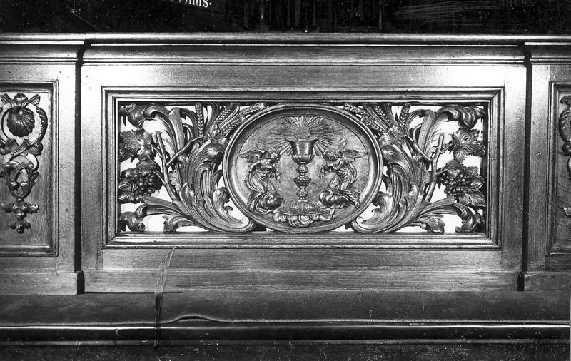 banc de communion / Kerk Sint-Antonius Abt[Moerbeke]