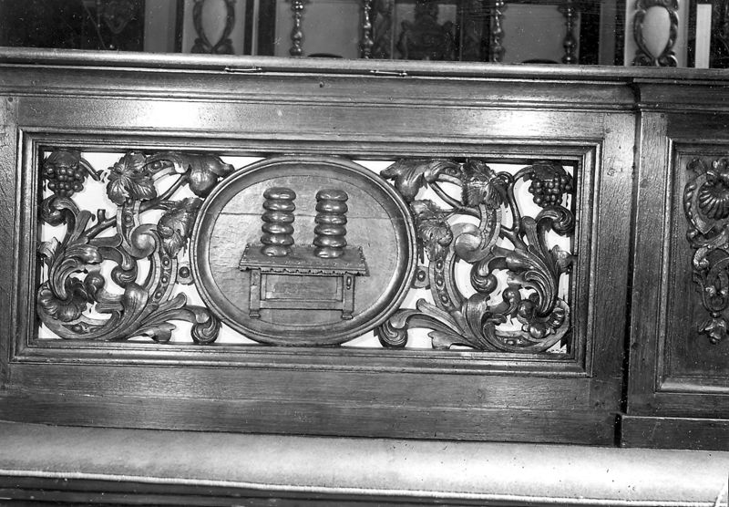 banc de communion / Kerk Sint-Antonius Abt[Moerbeke]